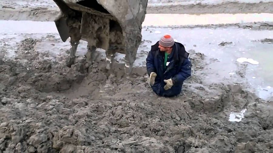 A man drowned in Russia in the mud